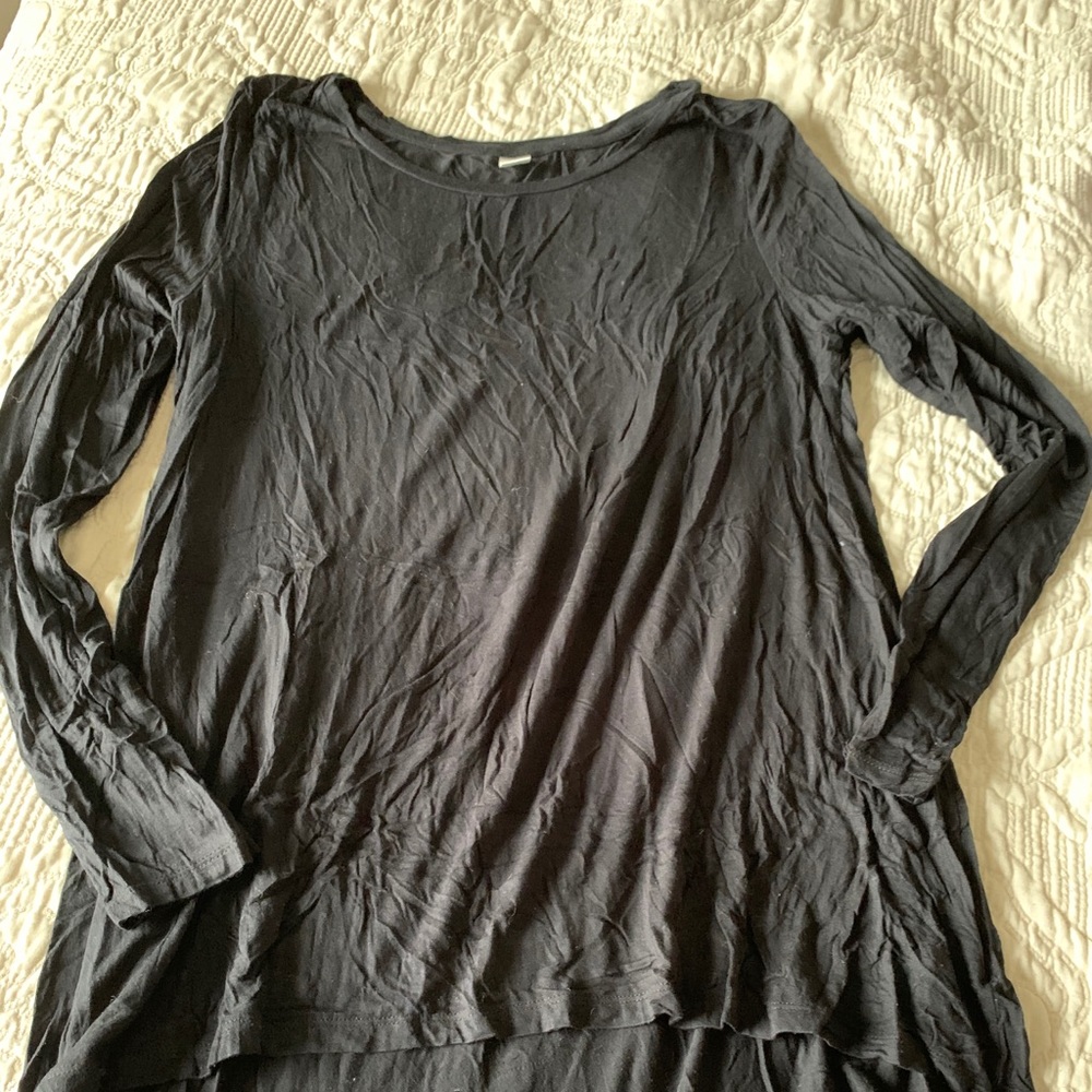 Old Navy black luxe tee